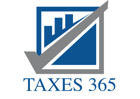 Taxes 365 logo design