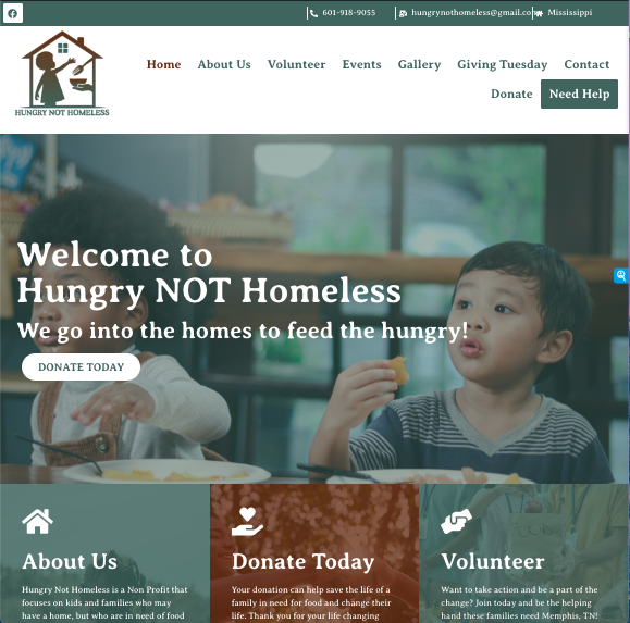 Hungry Not Homeless